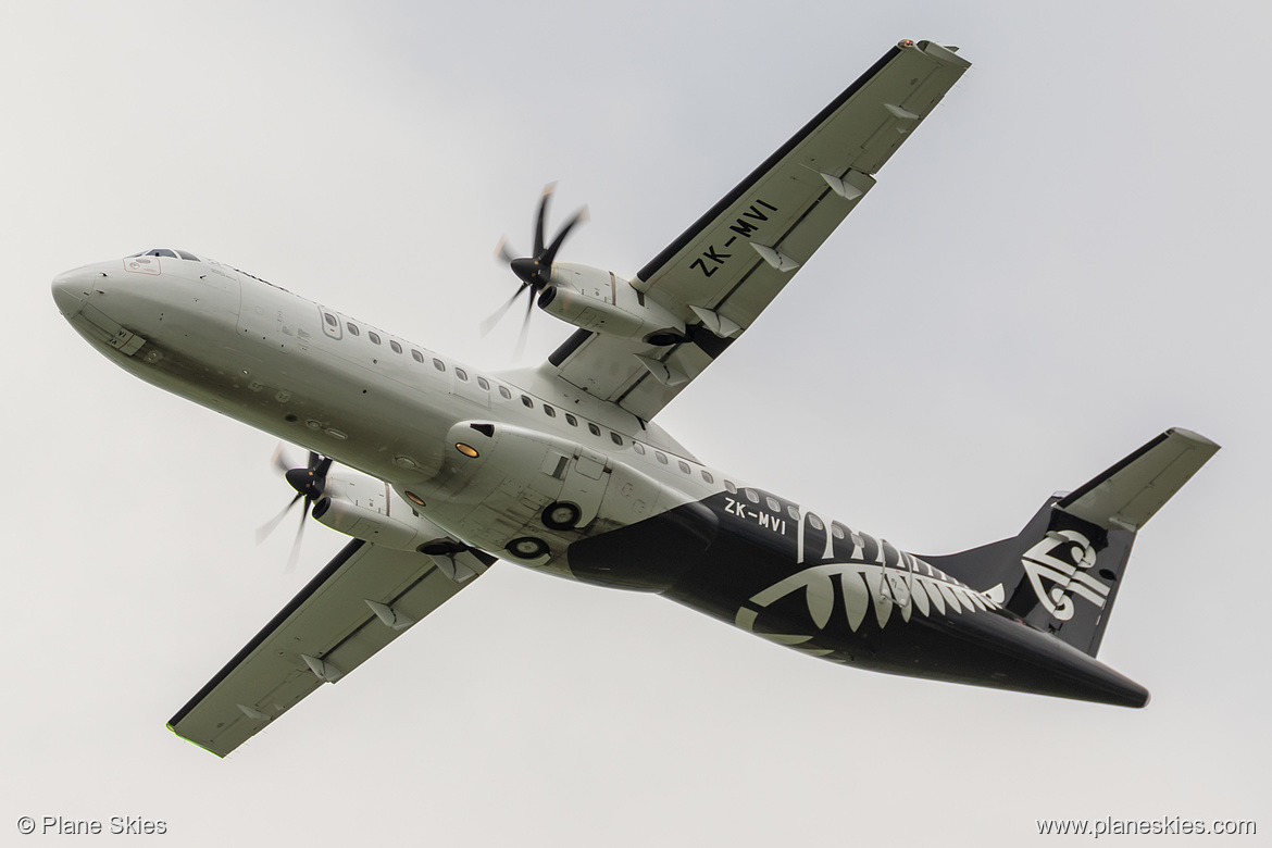 Air New Zealand ATR ATR 72-600 ZK-MVI at Auckland International Airport (NZAA/AKL) Air New Zealand ATR ATR 72-600 ZK-MVI at Auckland International Airport (NZAA/AKL)