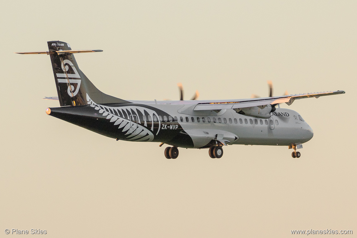 Mount Cook Airline ATR ATR 72-600 ZK-MVP at Auckland International Airport (NZAA/AKL) Mount Cook Airline ATR ATR 72-600 ZK-MVP at Auckland International Airport (NZAA/AKL)