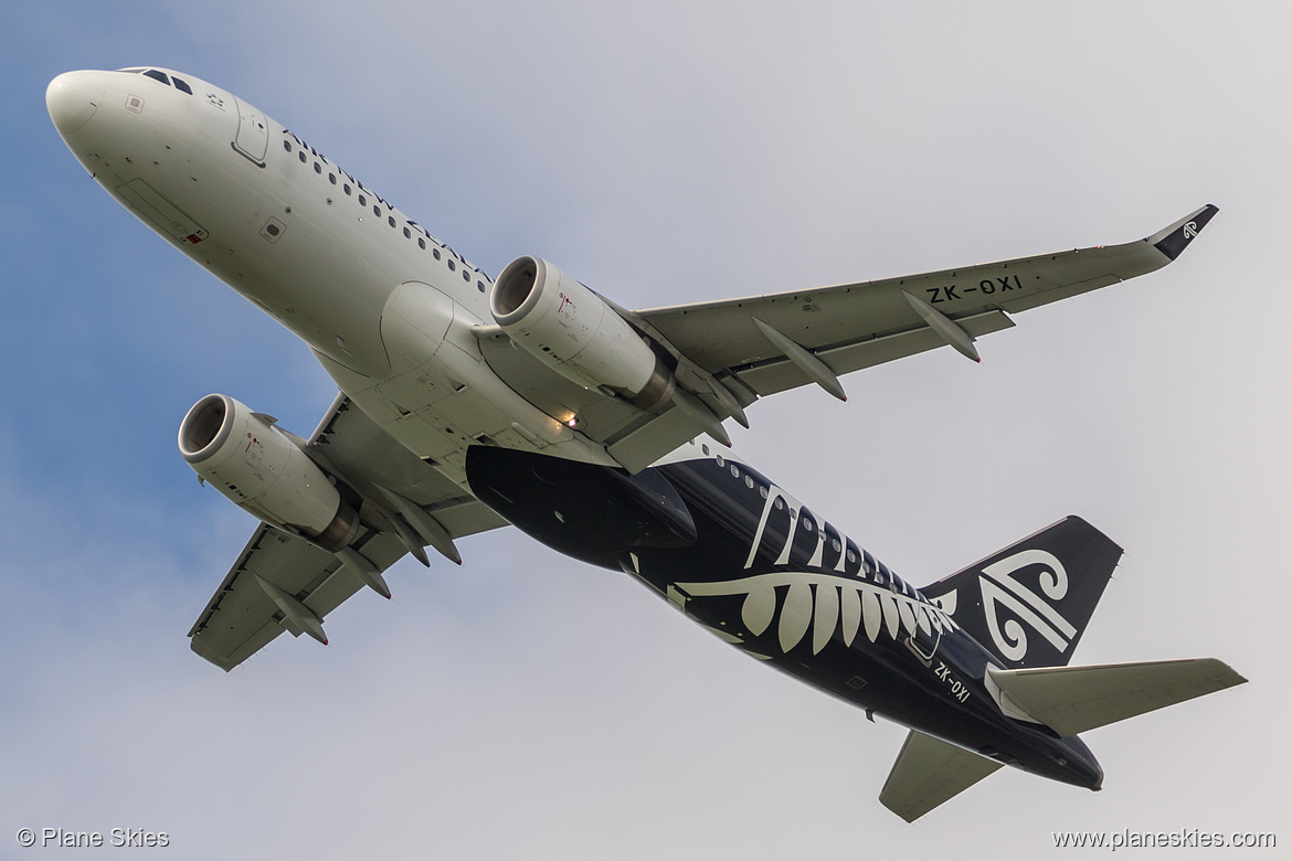 Air New Zealand Airbus A320-200 ZK-OXI at Auckland International Airport (NZAA/AKL)