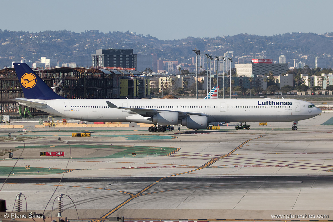 Lufthansa Airbus A340-600 D-AIHY at Los Angeles International Airport (KLAX/LAX)