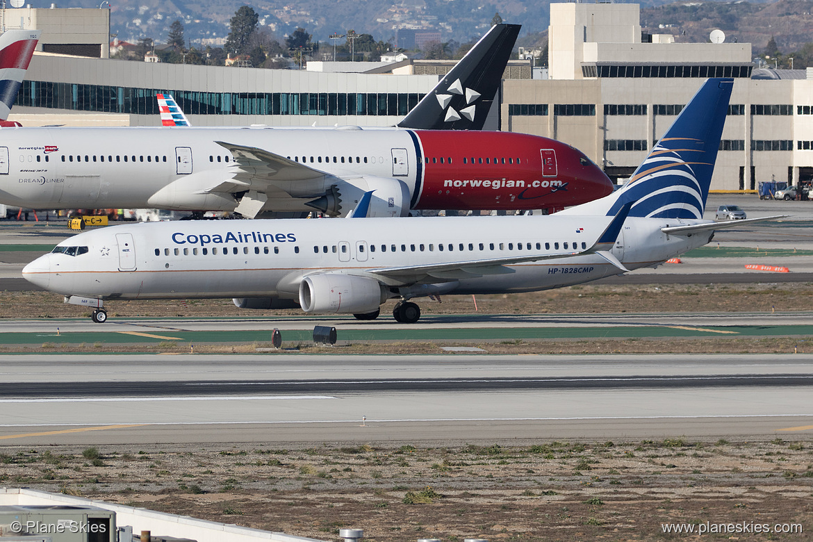 Copa Airlines Boeing 737-800 HP-1828CMP at Los Angeles International Airport (KLAX/LAX)