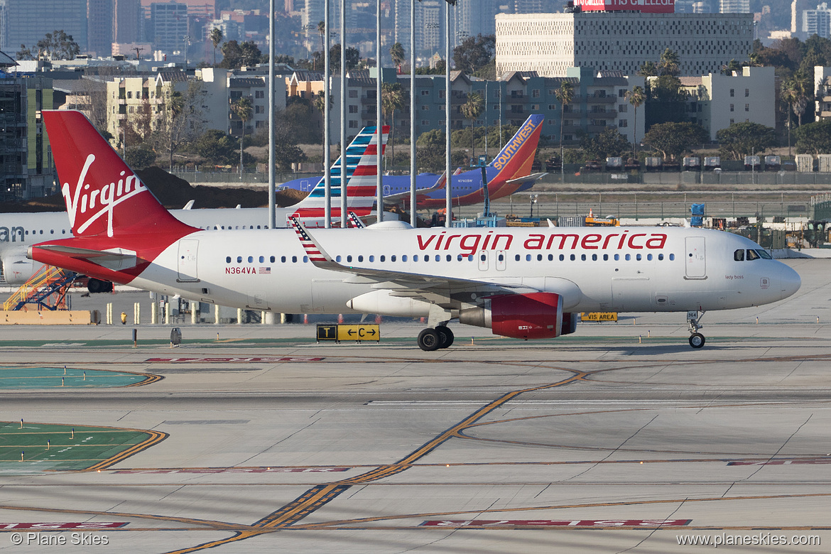 Alaska Airlines Airbus A320-200 N364VA at Los Angeles International Airport (KLAX/LAX)