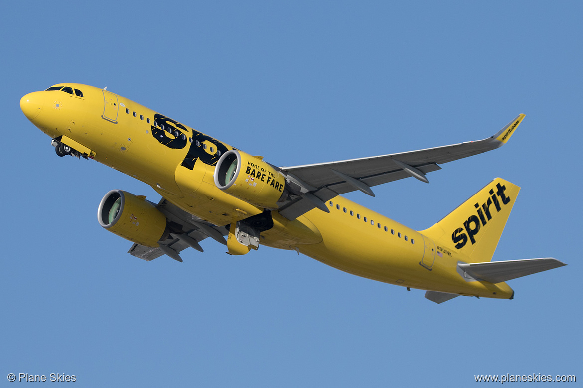 Spirit Airlines Airbus A320neo N901NK at Los Angeles International Airport (KLAX/LAX)