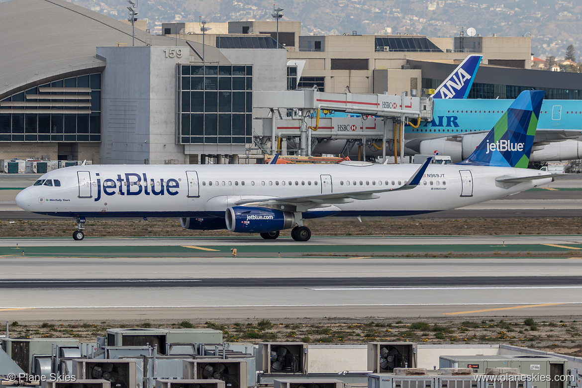 JetBlue Airways Airbus A321-200 N969JT at Los Angeles International Airport (KLAX/LAX) JetBlue Airways Airbus A321-200 N969JT at Los Angeles International Airport (KLAX/LAX)