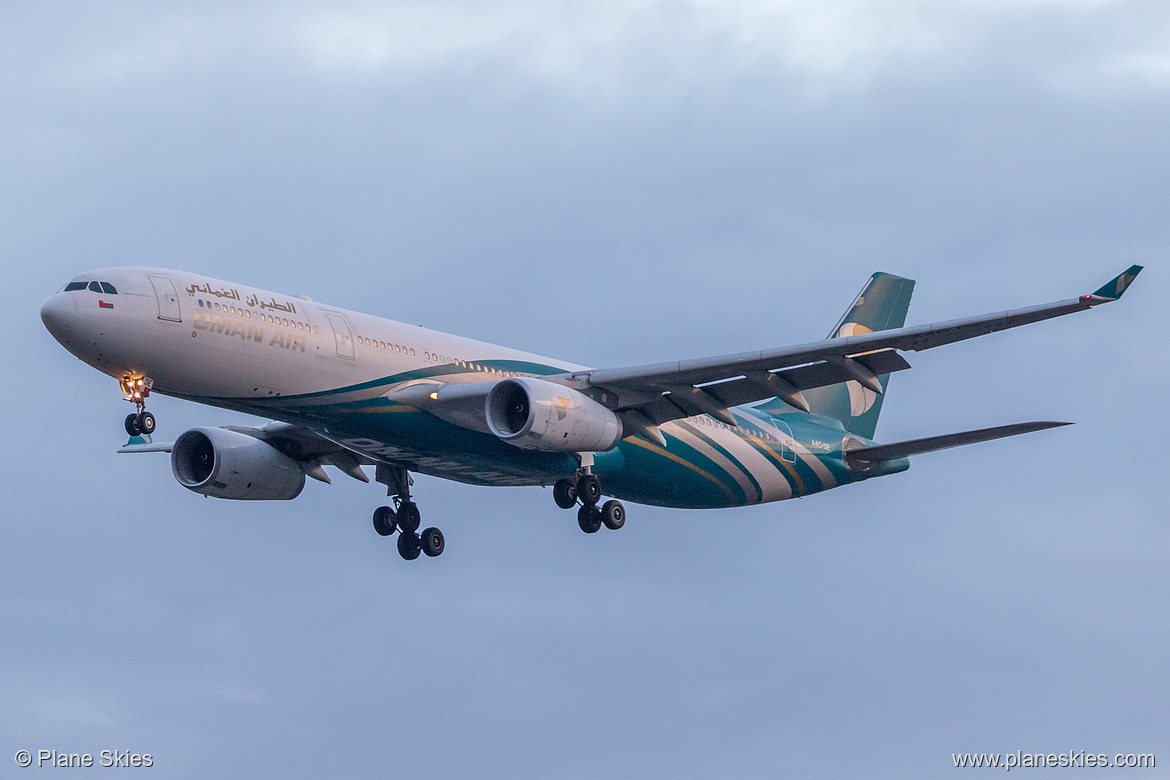 Oman Air Airbus A330-300 A4O-DE at London Heathrow Airport (EGLL/LHR)