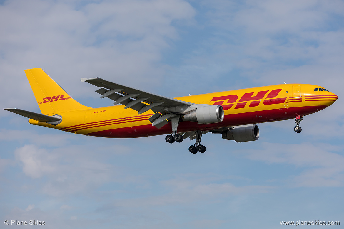 European Air Transport Airbus A300-600F D-AEAM at London Heathrow Airport (EGLL/LHR)