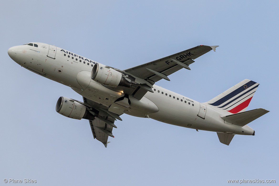 Air France Airbus A319-100 F-GRHK at London Heathrow Airport (EGLL/LHR)