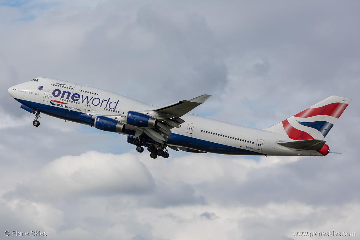 British Airways Boeing 747-400 G-CIVD at London Heathrow Airport (EGLL/LHR)