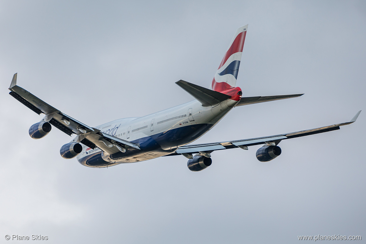 British Airways Boeing 747-400 G-CIVM at London Heathrow Airport (EGLL/LHR) British Airways Boeing 747-400 G-CIVM at London Heathrow Airport (EGLL/LHR)