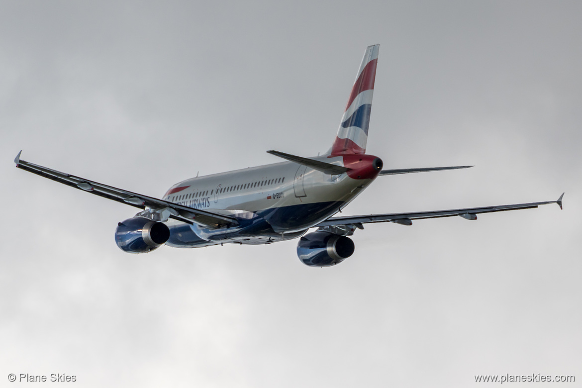 British Airways Airbus A319-100 G-EUOI at London Heathrow Airport (EGLL/LHR) British Airways Airbus A319-100 G-EUOI at London Heathrow Airport (EGLL/LHR)