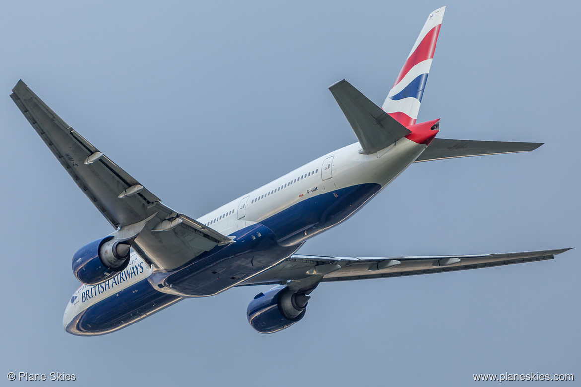 British Airways Boeing 777-200ER G-VIIM at London Heathrow Airport (EGLL/LHR)