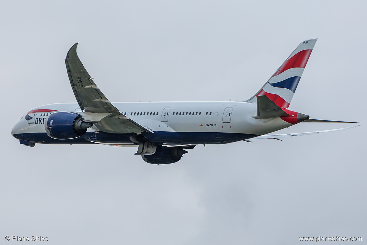British Airways Boeing 787-8 G-ZBJB at London Heathrow Airport (EGLL/LHR)