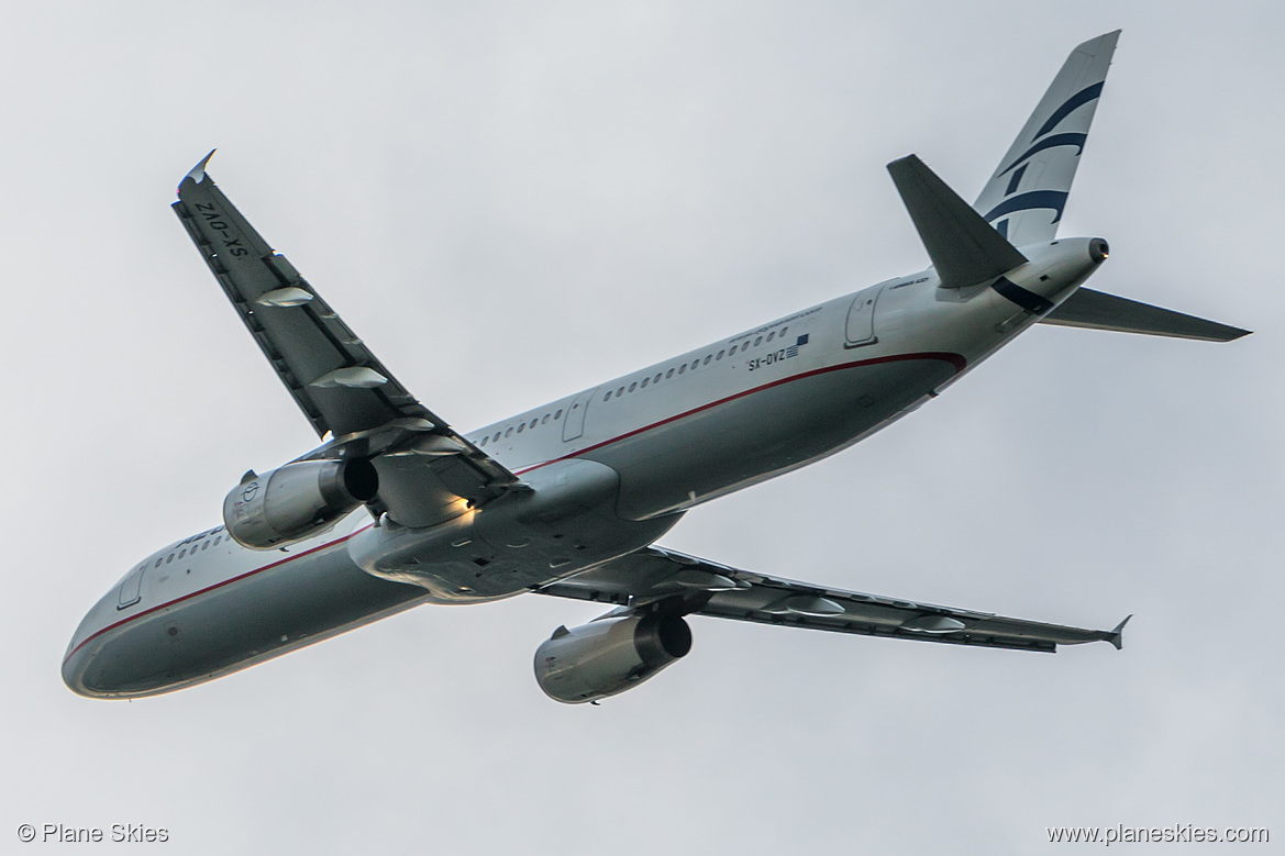 Aegean Airlines Airbus A321-200 SX-DVZ at London Heathrow Airport (EGLL/LHR)