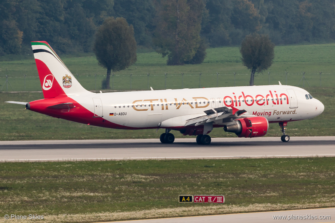 Air Berlin Airbus A320-200 D-ABDU at Munich International Airport (EDDM/MUC)