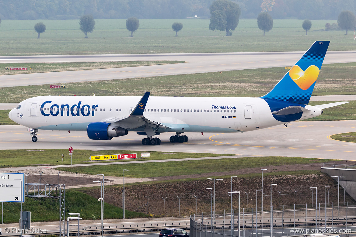 Condor Boeing 767-300ER D-ABUC at Munich International Airport (EDDM/MUC)