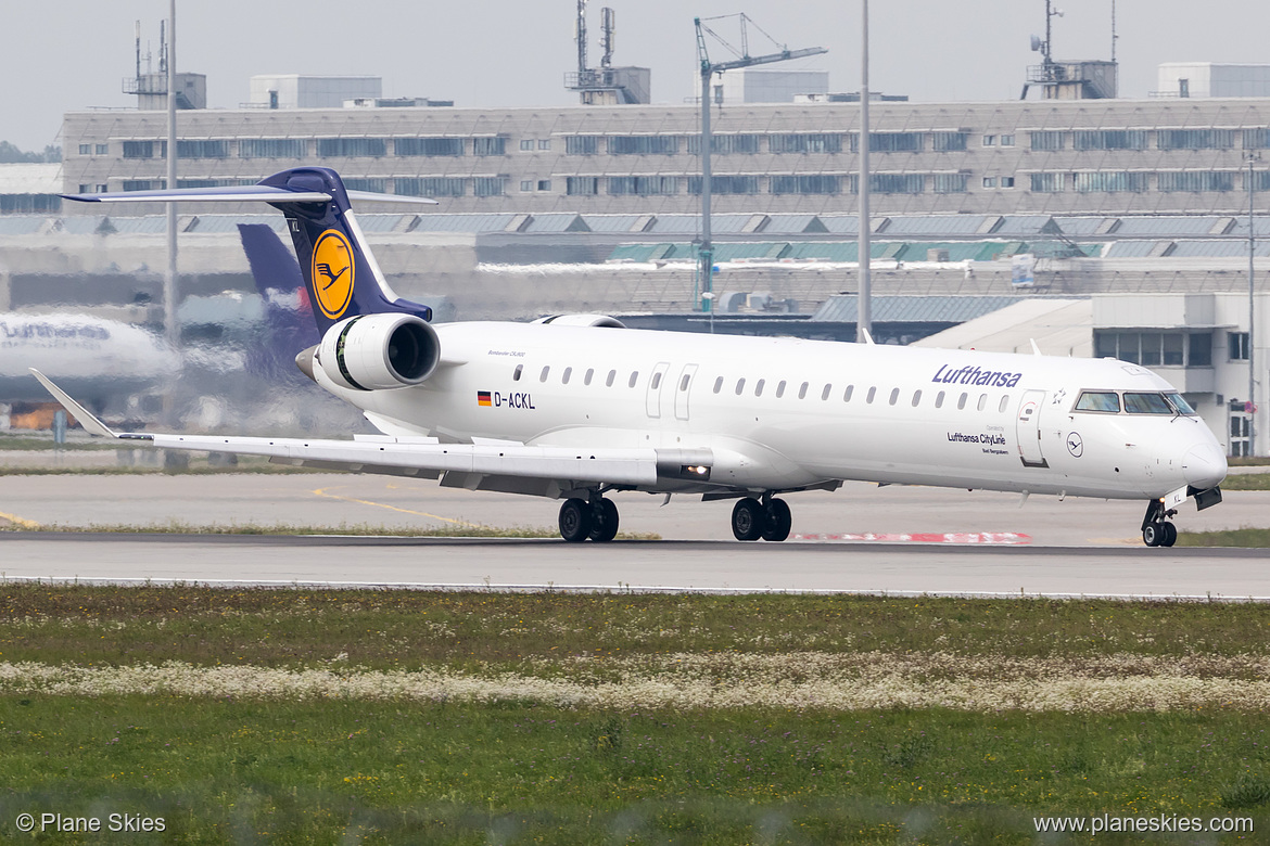 Lufthansa CityLine Canadair CRJ-900 D-ACKL at Munich International Airport (EDDM/MUC)