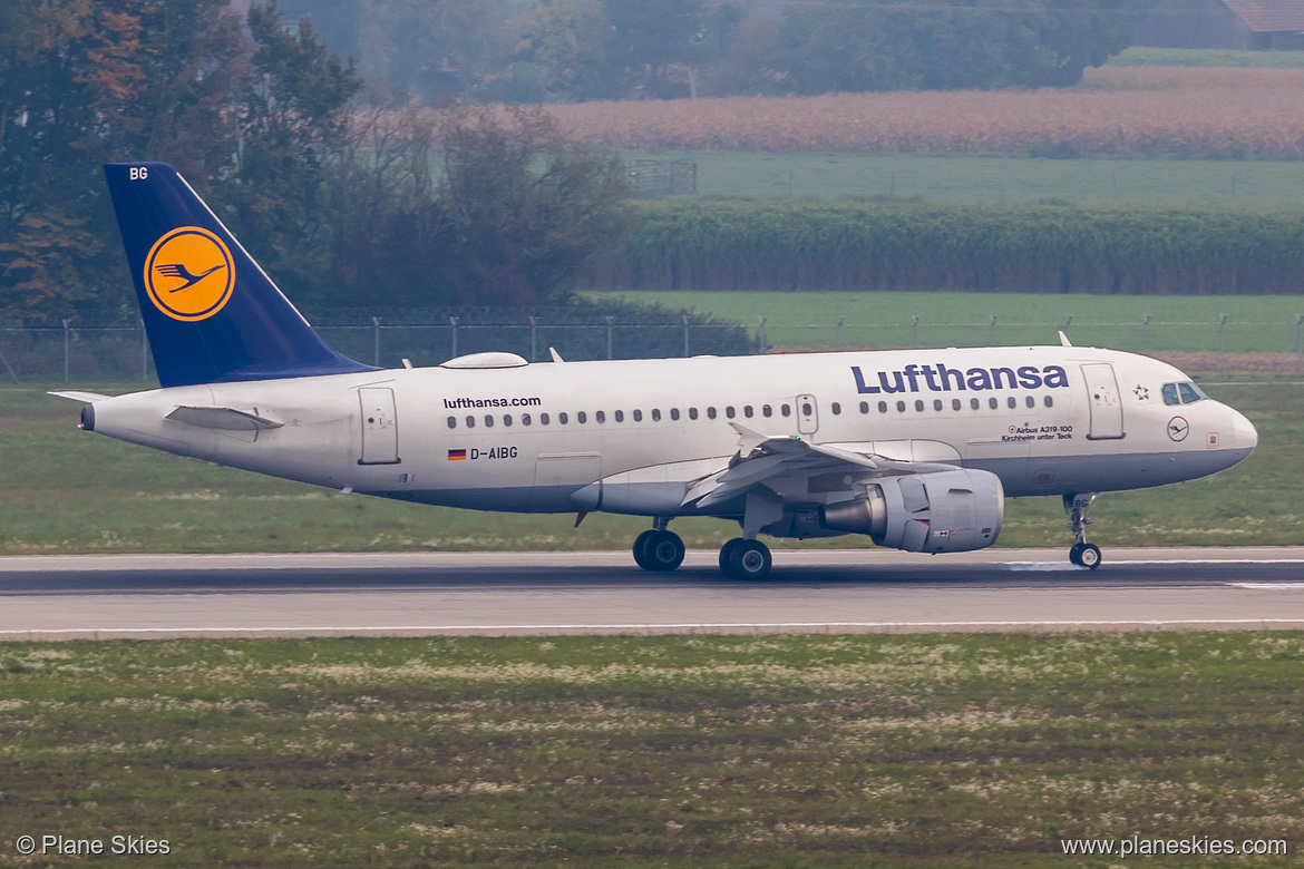 Lufthansa Airbus A319-100 D-AIBG at Munich International Airport (EDDM/MUC)