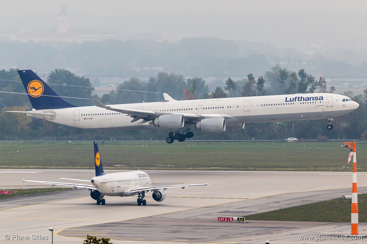 Lufthansa Airbus A340-600 D-AIHW at Munich International Airport (EDDM/MUC)