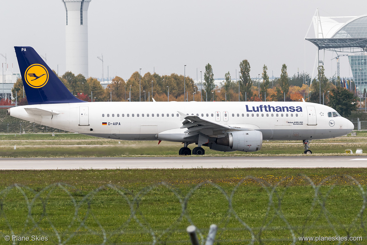 Lufthansa Airbus A320-200 D-AIPA at Munich International Airport (EDDM/MUC)