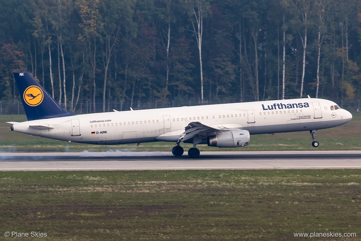 Lufthansa Airbus A321-100 D-AIRK at Munich International Airport (EDDM/MUC)