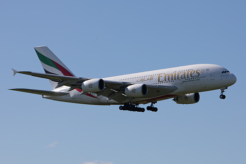 Emirates Airbus A380-800 A6-EET at Auckland International Airport (NZAA/AKL)