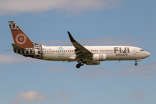Fiji Airways Boeing 737-800 DQ-FJM at Auckland International Airport (NZAA/AKL) Fiji Airways Boeing 737-800 DQ-FJM at Auckland International Airport (NZAA/AKL)