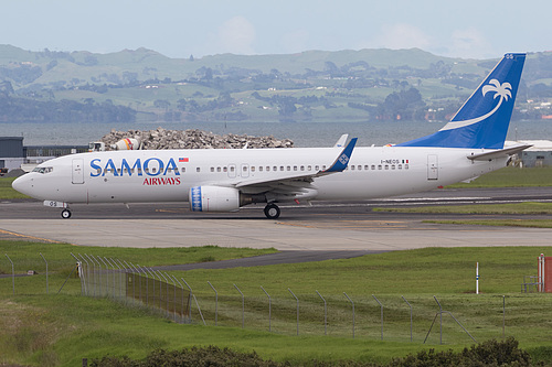 Samoa Airways Boeing 737-800 I-NEOS at Auckland International Airport (NZAA/AKL)