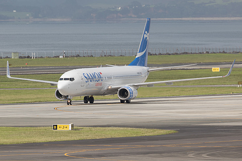 Samoa Airways Boeing 737-800 I-NEOS at Auckland International Airport (NZAA/AKL) Samoa Airways Boeing 737-800 I-NEOS at Auckland International Airport (NZAA/AKL)