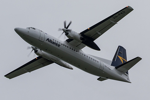 Alliance Airlines Fokker F50 VH-FKO at Auckland International Airport (NZAA/AKL)