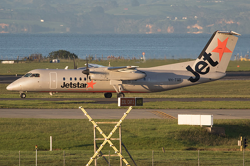 Jetstar Airways DHC Dash-8-300 VH-TQD at Auckland International Airport (NZAA/AKL) Jetstar Airways DHC Dash-8-300 VH-TQD at Auckland International Airport (NZAA/AKL)