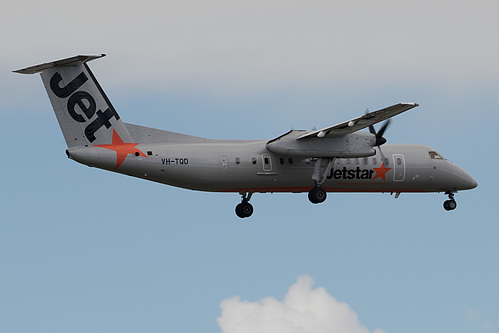 Jetstar Airways DHC Dash-8-300 VH-TQD at Auckland International Airport (NZAA/AKL) Jetstar Airways DHC Dash-8-300 VH-TQD at Auckland International Airport (NZAA/AKL)