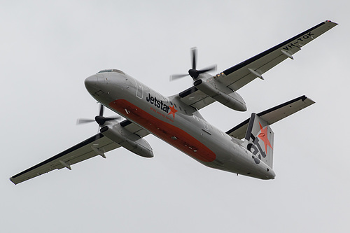 Jetstar Airways DHC Dash-8-300 VH-TQK at Auckland International Airport (NZAA/AKL) Jetstar Airways DHC Dash-8-300 VH-TQK at Auckland International Airport (NZAA/AKL)