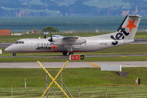 Jetstar Airways DHC Dash-8-300 VH-TQK at Auckland International Airport (NZAA/AKL) Jetstar Airways DHC Dash-8-300 VH-TQK at Auckland International Airport (NZAA/AKL)