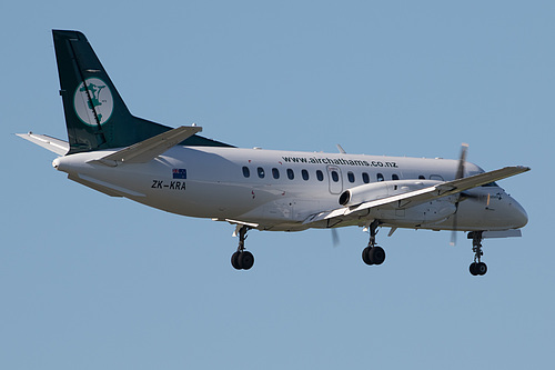 Air Chathams Saab 340A ZK-KRA at Auckland International Airport (NZAA/AKL) Air Chathams Saab 340A ZK-KRA at Auckland International Airport (NZAA/AKL)