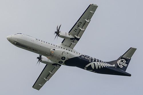 Mount Cook Airline ATR ATR 72-210 ZK-MCB at Auckland International Airport (NZAA/AKL) Mount Cook Airline ATR ATR 72-210 ZK-MCB at Auckland International Airport (NZAA/AKL)