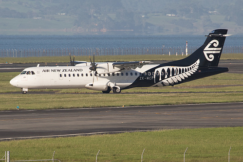 Mount Cook Airline ATR ATR 72-210 ZK-MCF at Auckland International Airport (NZAA/AKL) Mount Cook Airline ATR ATR 72-210 ZK-MCF at Auckland International Airport (NZAA/AKL)