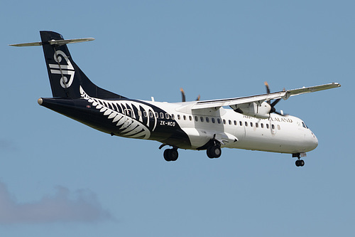 Mount Cook Airline ATR ATR 72-210 ZK-MCO at Auckland International Airport (NZAA/AKL) Mount Cook Airline ATR ATR 72-210 ZK-MCO at Auckland International Airport (NZAA/AKL)