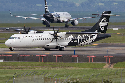 Mount Cook Airline ATR ATR 72-210 ZK-MCU at Auckland International Airport (NZAA/AKL) Mount Cook Airline ATR ATR 72-210 ZK-MCU at Auckland International Airport (NZAA/AKL)