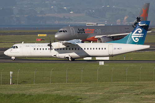 Mount Cook Airline ATR ATR 72-210 ZK-MCY at Auckland International Airport (NZAA/AKL) Mount Cook Airline ATR ATR 72-210 ZK-MCY at Auckland International Airport (NZAA/AKL)