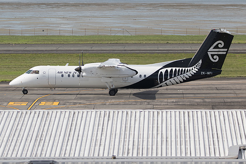 Air Nelson DHC Dash-8-300 ZK-NFI at Auckland International Airport (NZAA/AKL) Air Nelson DHC Dash-8-300 ZK-NFI at Auckland International Airport (NZAA/AKL)