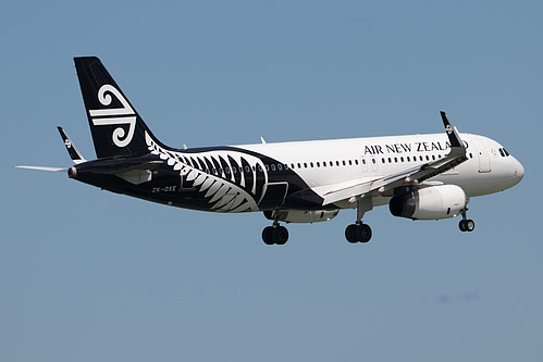 Air New Zealand Airbus A320-200 ZK-OXE at Auckland International Airport (NZAA/AKL)