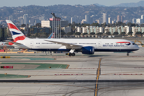 British Airways Boeing 787-9 G-ZBKA at Los Angeles International Airport (KLAX/LAX)