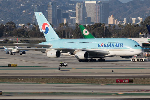Korean Air Airbus A380-800 HL7621 at Los Angeles International Airport (KLAX/LAX)