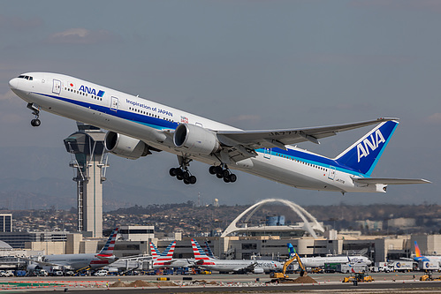 All Nippon Airways Boeing 777-300ER JA777A at Los Angeles International Airport (KLAX/LAX)