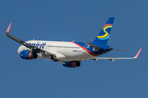 Spirit Airlines Airbus A320-200 N618NK at Los Angeles International Airport (KLAX/LAX)