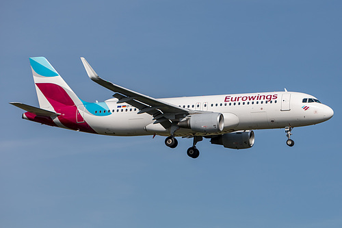 Eurowings Airbus A320-200 D-AIZQ at London Heathrow Airport (EGLL/LHR)