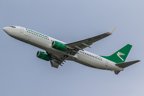 Turkmenistan Airlines Boeing 737-800 EZ-A015 at London Heathrow Airport (EGLL/LHR)