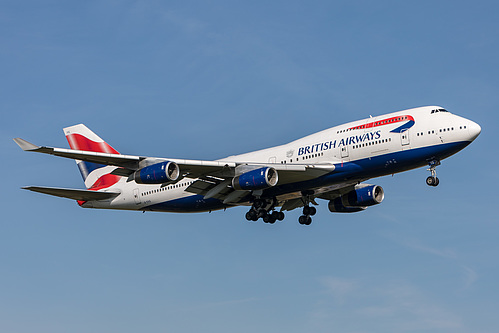 British Airways Boeing 747-400 G-CIVG at London Heathrow Airport (EGLL/LHR) British Airways Boeing 747-400 G-CIVG at London Heathrow Airport (EGLL/LHR)