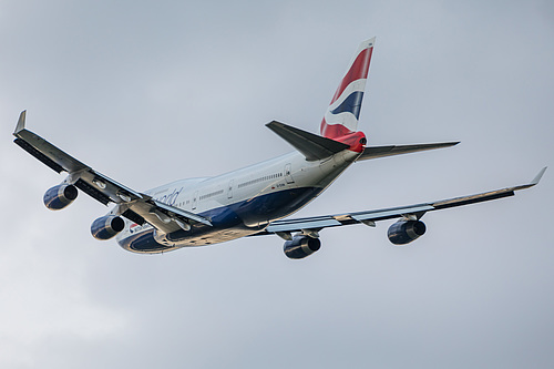 British Airways Boeing 747-400 G-CIVM at London Heathrow Airport (EGLL/LHR) British Airways Boeing 747-400 G-CIVM at London Heathrow Airport (EGLL/LHR)