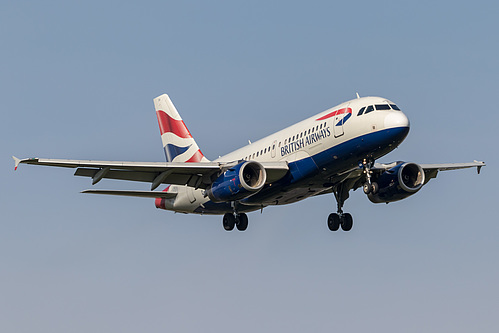 British Airways Airbus A319-100 G-EUOA at London Heathrow Airport (EGLL/LHR) British Airways Airbus A319-100 G-EUOA at London Heathrow Airport (EGLL/LHR)